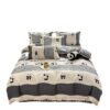 Pure Cotton Authentic Four-piece Skin-friendly Sanded Sheets Quilt Cover