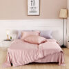 Silk Four Piece Set, Solid Color, Simple Nordic Style