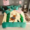 Flannel warm bedding set of four