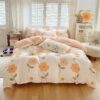 Cotton Thickened Four-piece Dormitory Bed Sheet And Quilt Cover