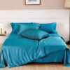 Silk Four Piece Set, Solid Color, Simple Nordic Style