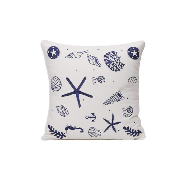 Home Embroidery Plants And Flowers Pillow