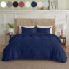 Serta Simply Clean Solid Duvet Cover