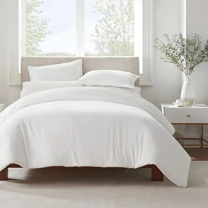 Serta Simply Clean Pleated Duvet Cover - Image 7