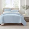 Serta Simply Clean Solid Duvet Cover Twin