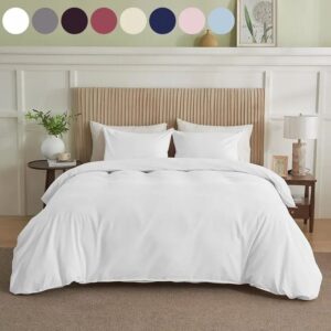 Serta Simply Clean Solid Duvet Cover