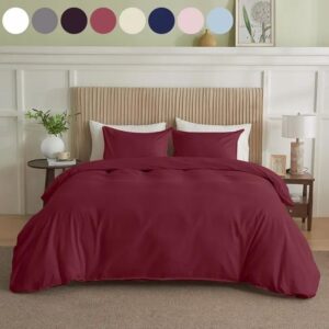 Serta Simply Clean Solid Duvet Cover
