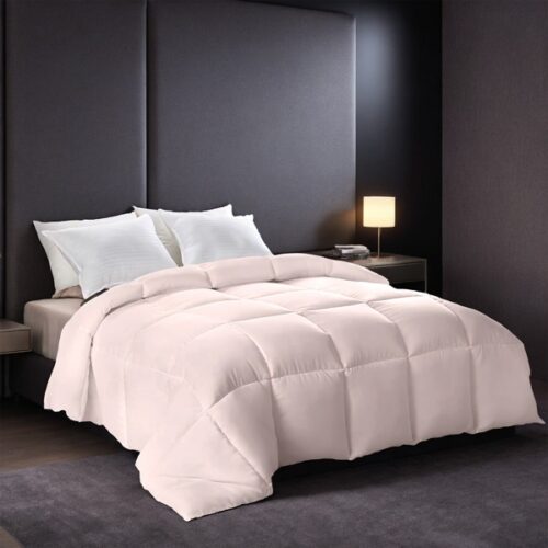 Oversized Plump Thick Duvet - Pink Enhanced Warmth With Skin-friendly Comfort. Perfect For Cozy Bedrooms & Luxury Hotels. Machine Washable. Ideal Christmas Gift.