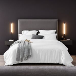 Solid White Oversized Duvet Cover Set Includes 1 Duvet Cover & 2 Pillowcases. Crafted From Premium Breathable Microfiber With Bohemian Accents. Fits Single/double Beds. Combines Luxury Hotel Elegance