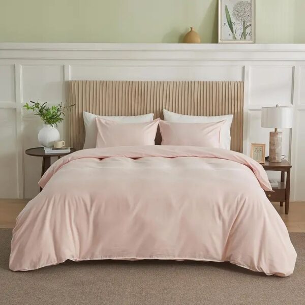 Serta Simply Clean Solid Duvet Cover Queen