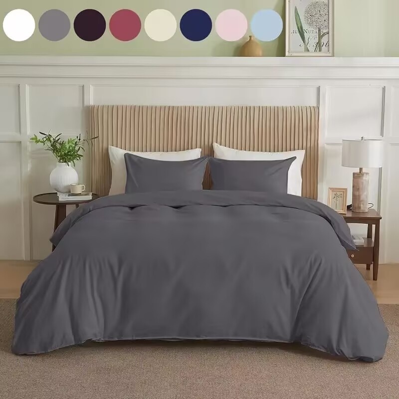 Serta Simply Clean Pleated Duvet Cover