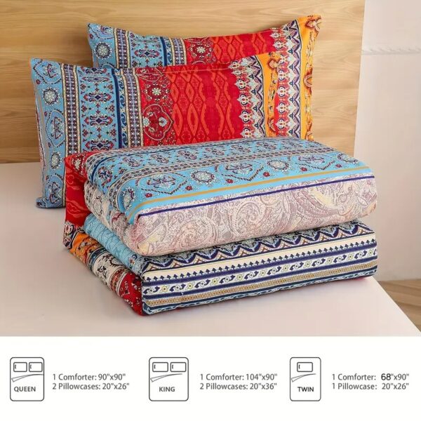 Boho Red Duvet Cover
