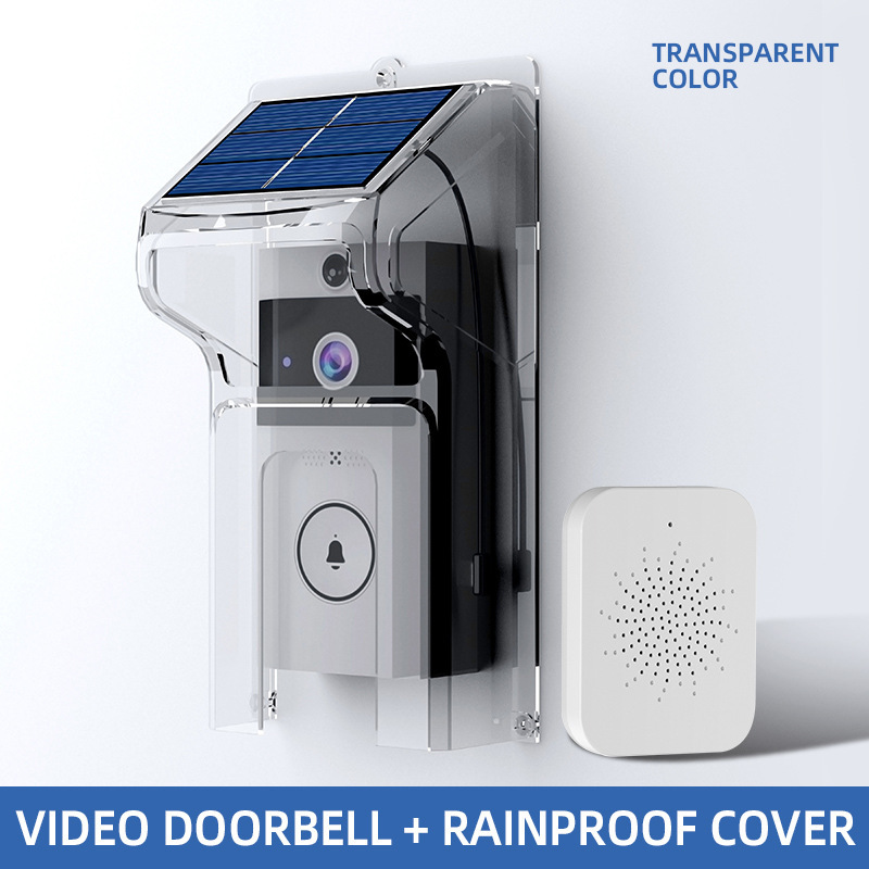 HD Wireless Video Doorbell With Solar Rain Cover - Image 5